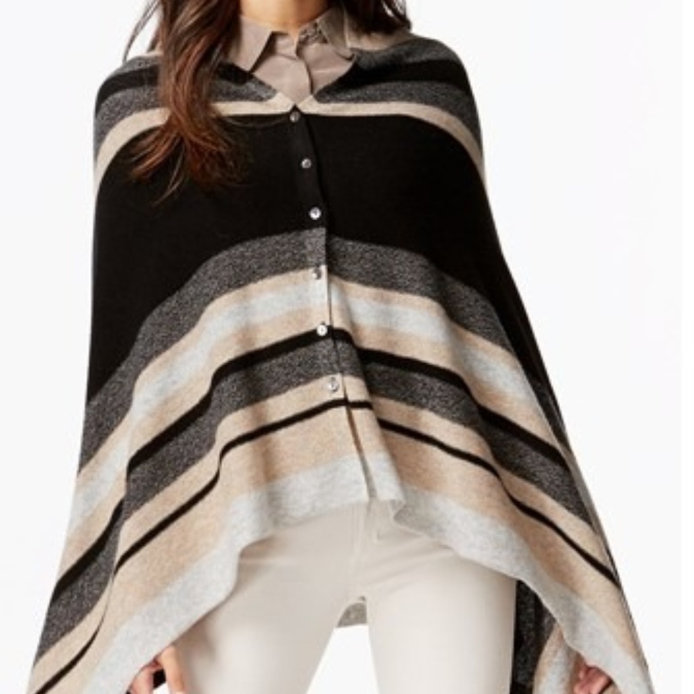 Charter Club 100% cashmere poncho